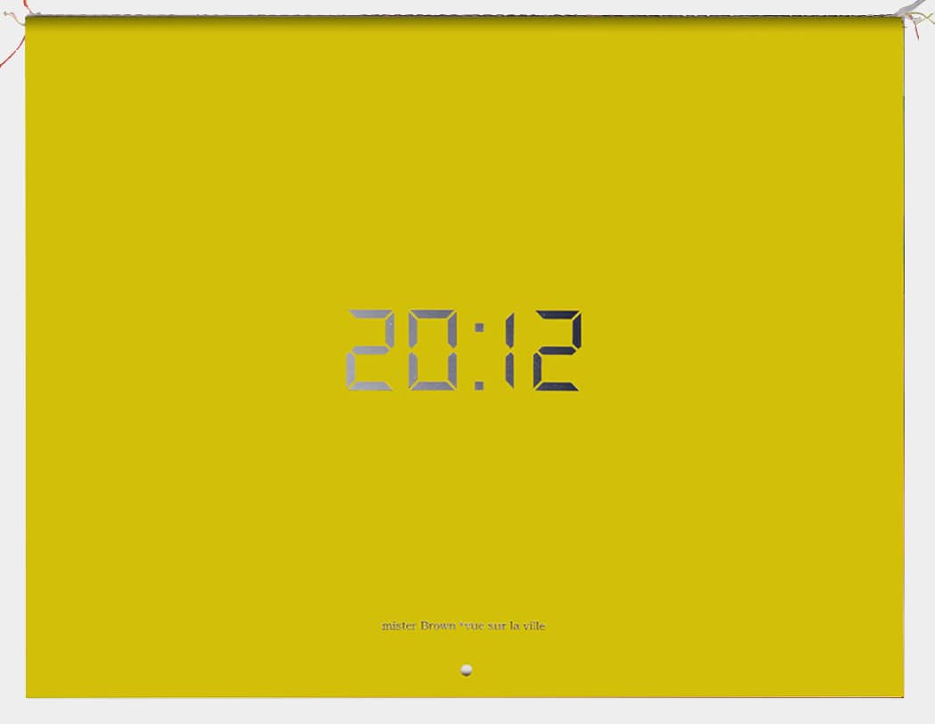 couverture calendrier. Chaque calendrier présente 12 illustrateurs