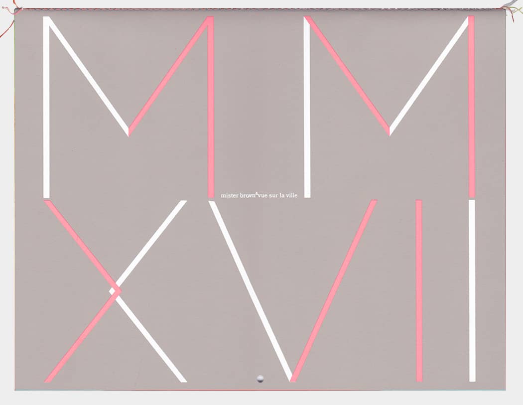 CALENDRIER VUE SUR LA VILLE