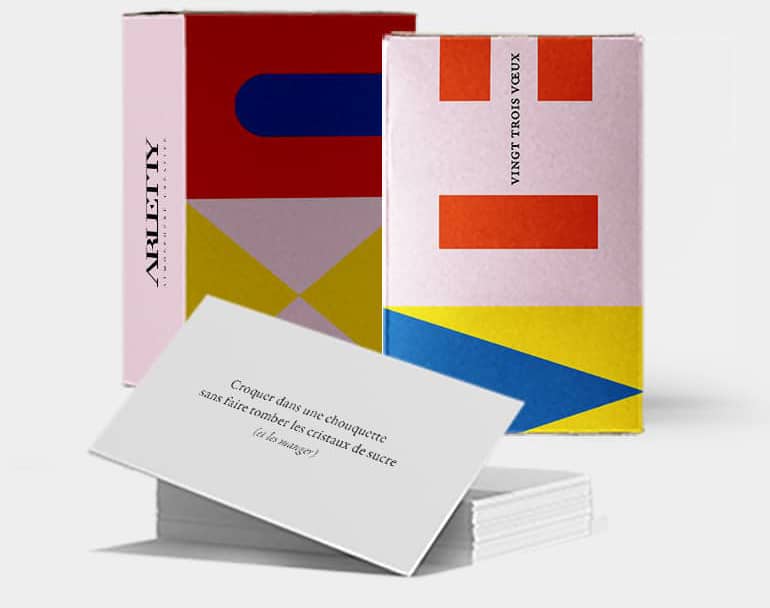 carte de vœux Arletty